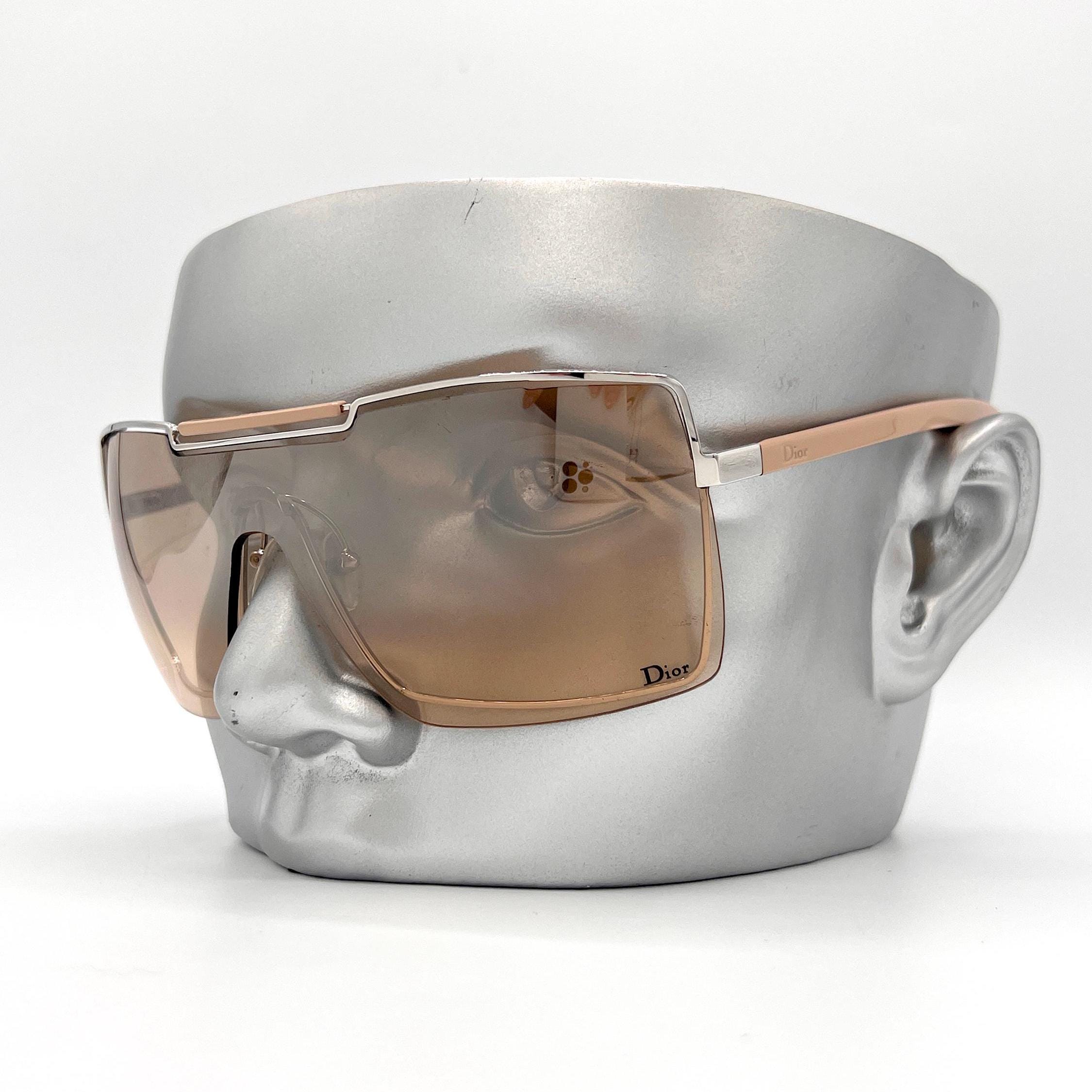 クリスチャン・ディオール サングラス オーバーサイズ シールド
