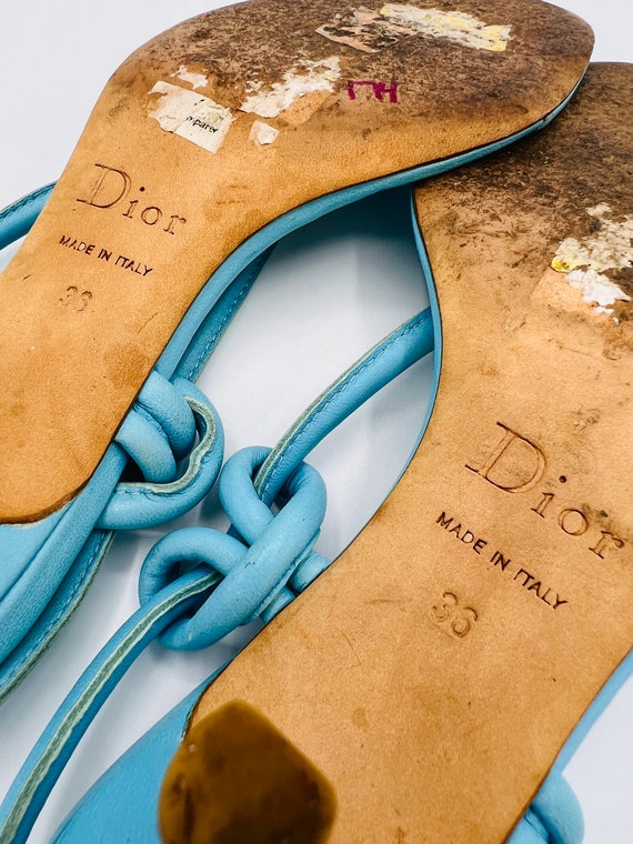 Christian Dior Kitten Heels Sandals 36 / 3 Authentic … - Gem