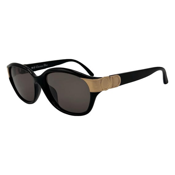 Christian Dior Sunglasses Authentic Wraparound Logo Black  display picture 1