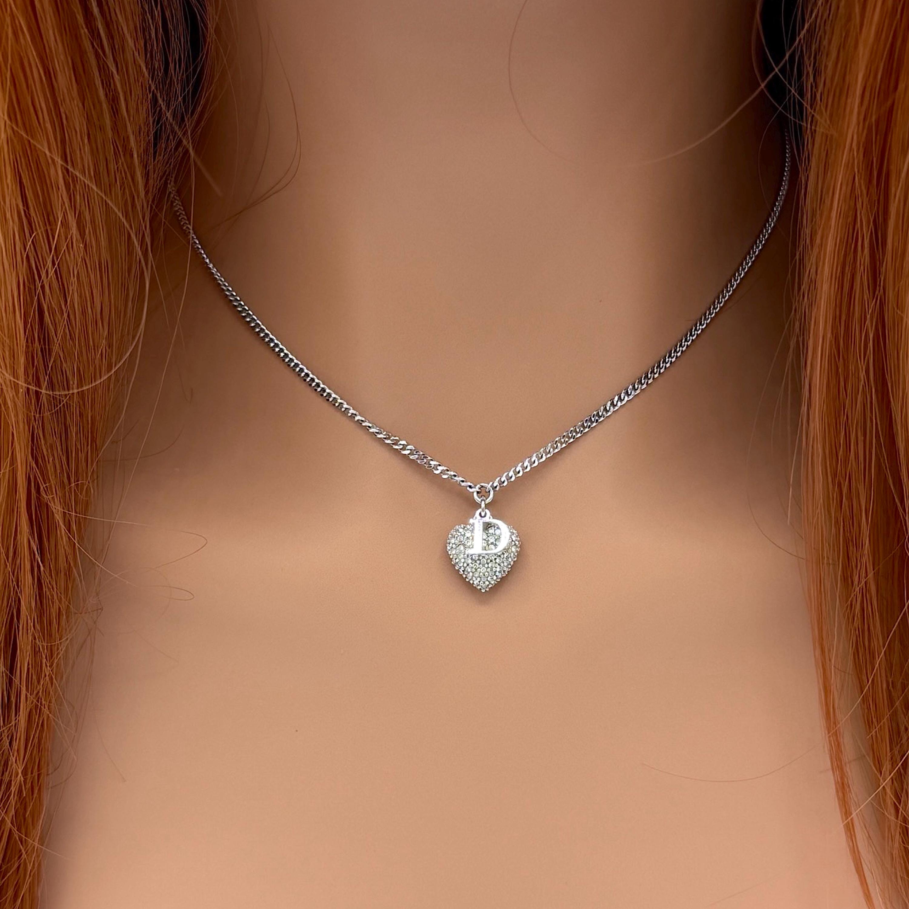 Dior silver necklace - Etsy 日本