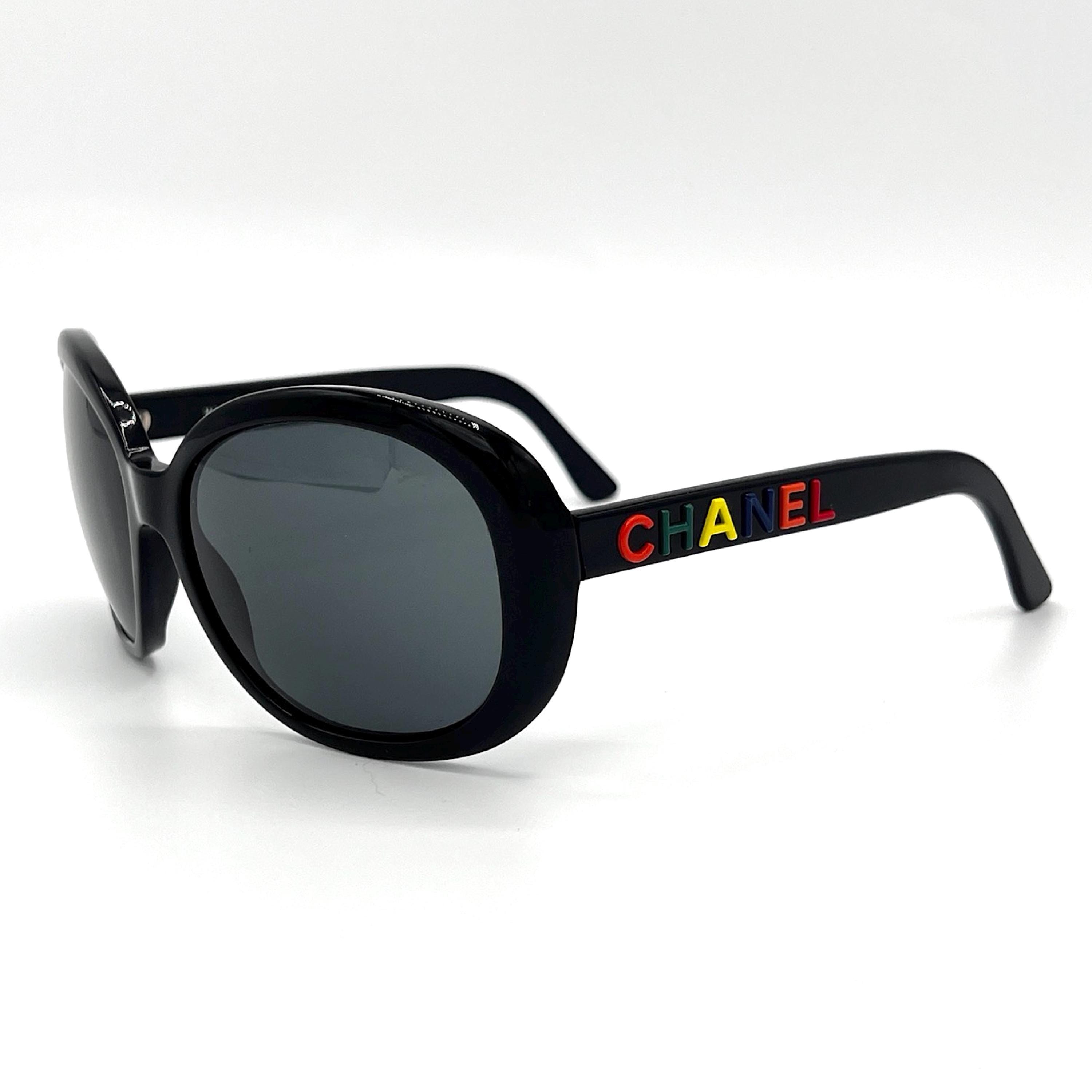 CHANEL NWT Wraparound Oversized Sunglasses ? VintageChanelsunglasses4_1024x  main image 4