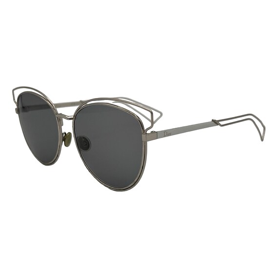 Vintage Christian Dior Aviator Sunglasses: Silver Reflective  display picture 1