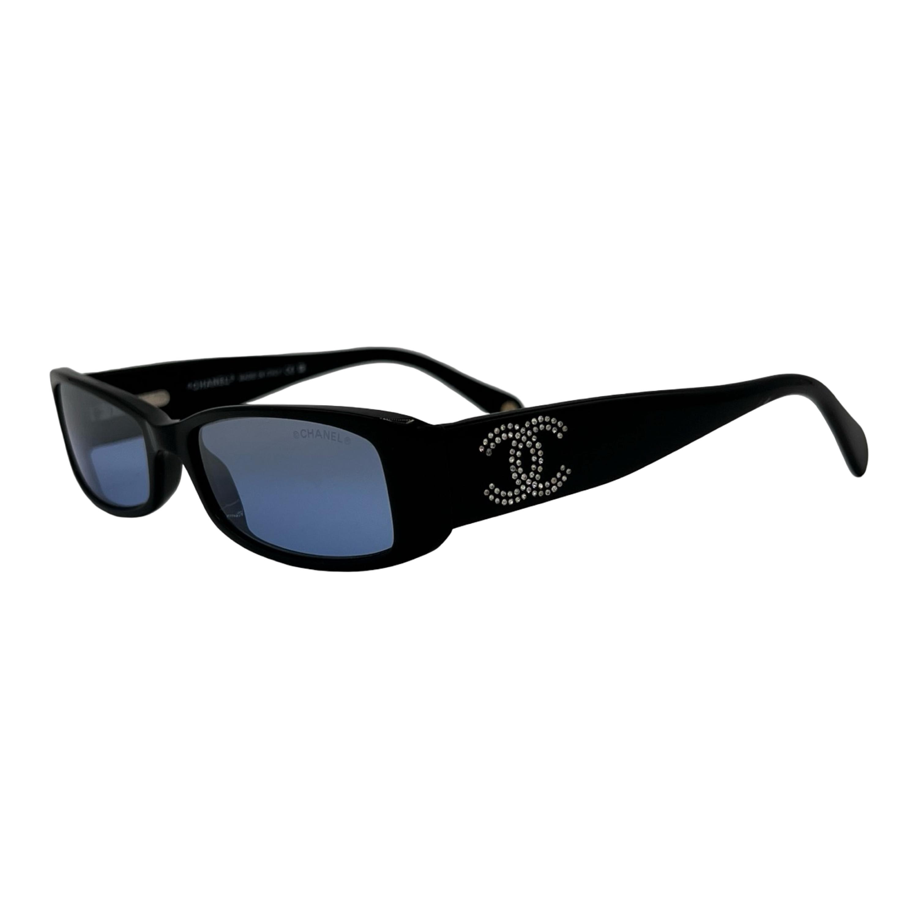 Vintage Chanel Sunglasses Black - Etsy Canada