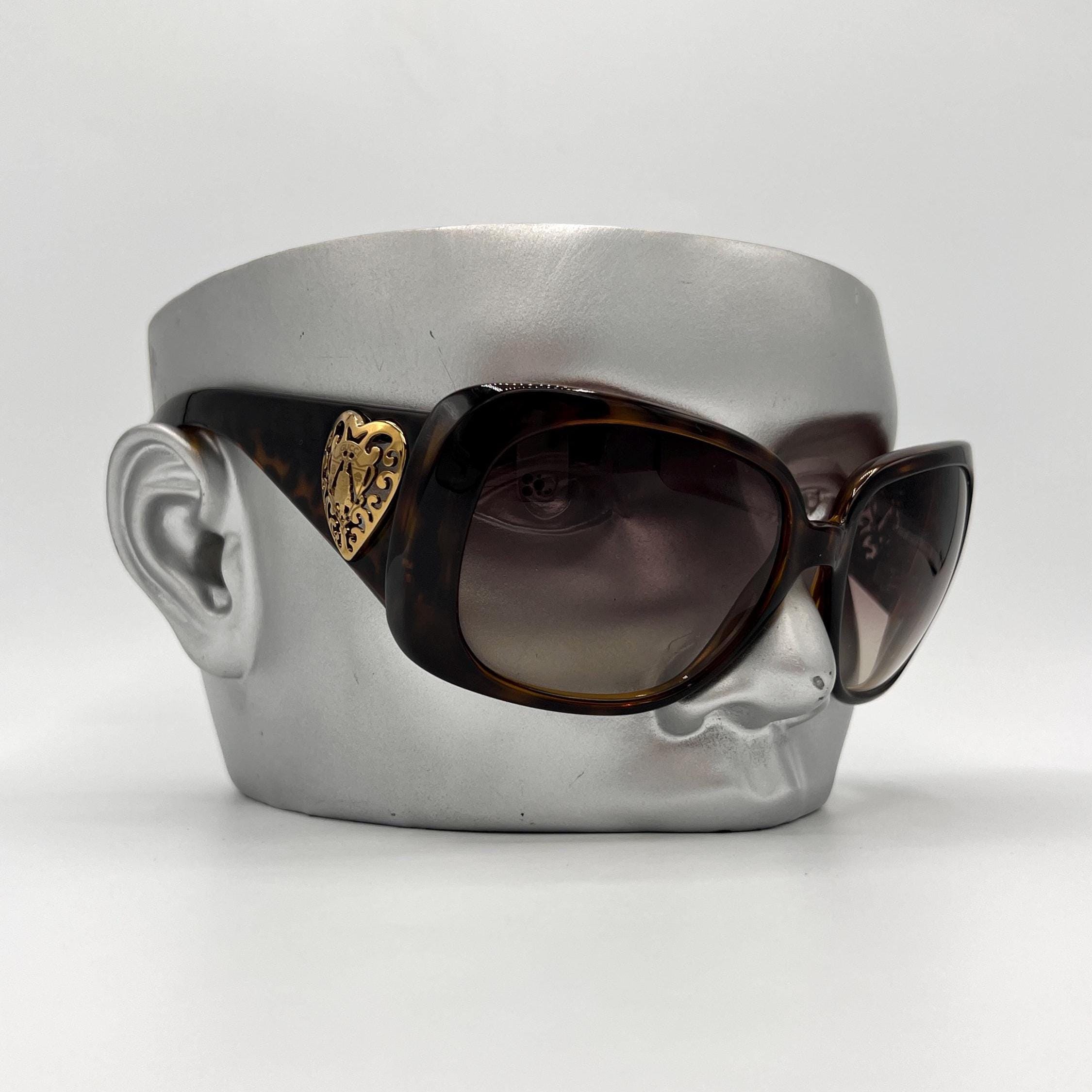 グッチ サングラス オーバーサイズ シールドロゴ ヴィンテージ