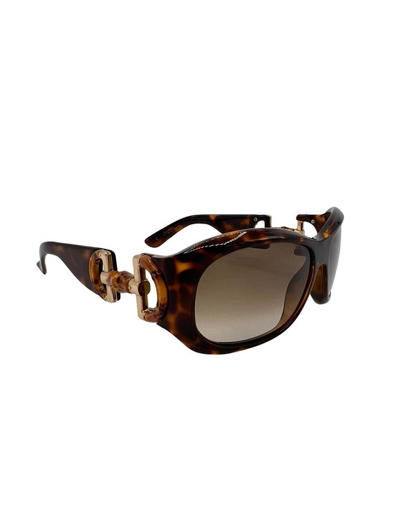 Gucci Sunglasses Brown Tortoiseshell Authentic Ba… - image 3