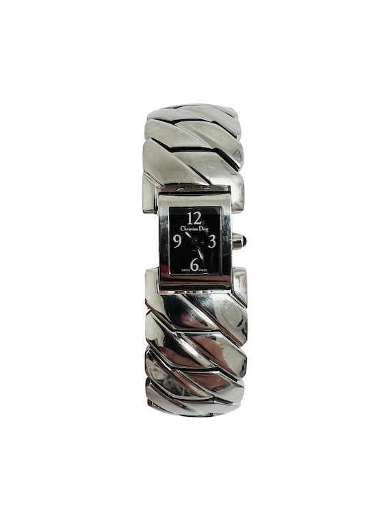 Christian Dior Watch Wristwatch Ladies Silver Vin… - image 1