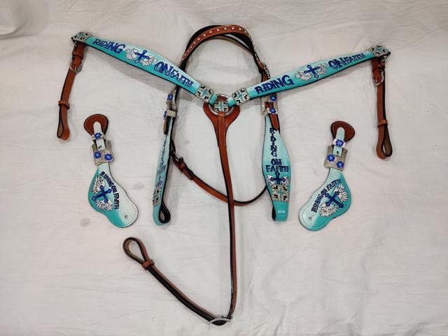 Leather Western Tack Set Riding on Faith Etsy UK