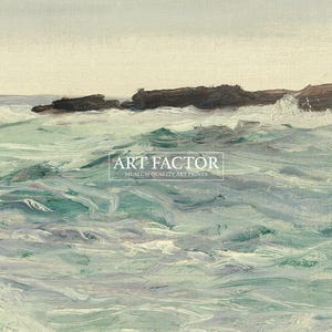 Coastal Painting, Seascape Print, Seaside Landscape, Ocean Art # 198 image 6