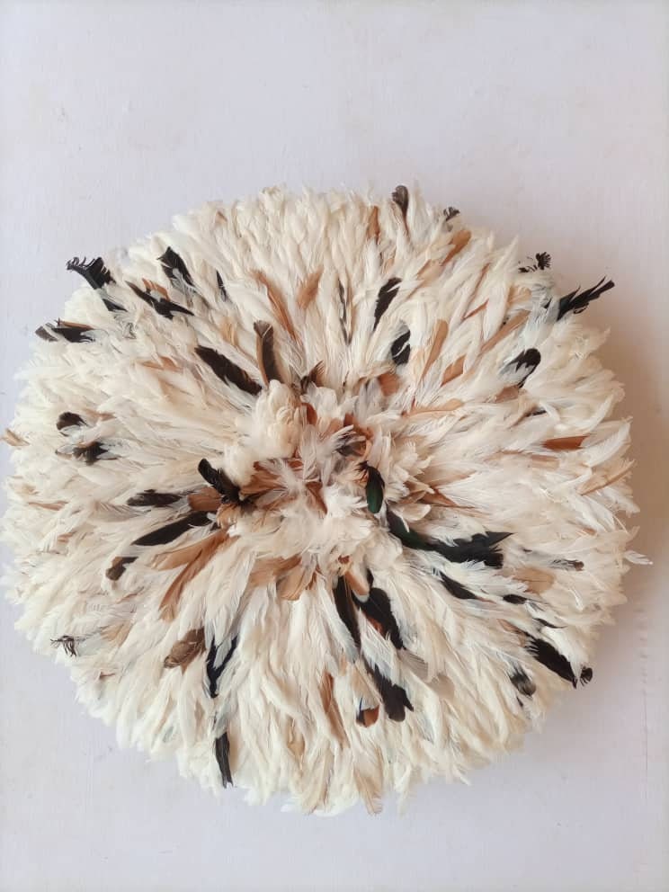 Juju Hat White Mix With Natural & Tan