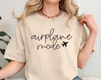 Airplane Mode Shirt, Airplane Shirt, Travel Sweater, Gift for Traveler, Airplane Mode, Vacation Shirt, Vacay Mode Crewneck, Pilot Sweatshirt