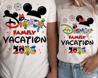 Custom Disney Trip 2026 Shirt, Disney Trip shirt, Disney Family Vacation Shirt, Disney Family Matching Shirt, disney world family shirt 2026