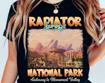 Retro Comfort Colors Radiator Springs Cars Movie Shirt, Lightning McQueen Shirt, Cars Movie Disney Shirt, Disney Family Trip Shirt