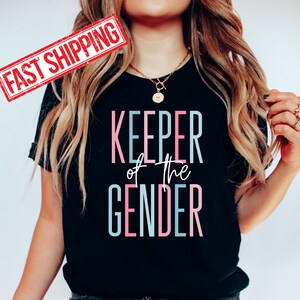 Keeper of the Gender Shirt , Gender Reveal Party, Team Boy Team Girl Baby Announcement Shirts Gender Reveal Idea, Family reveal, Baby Shower