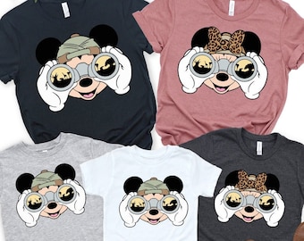 Mickey Mouse Safari Shirt, Mickey Animal, Animal Kingdom Themed Disney Trip Shirt for Kids and Adults, Safari Shirt, Animal Kingdom Shirt