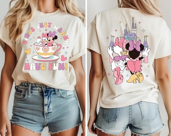 Disney Girls Trip Shirt, Minnie & Daisy Besties Tee, Girls Just Wanna Have Fun Shirt, Matching Disney Squad Shirts for Friends Vacation