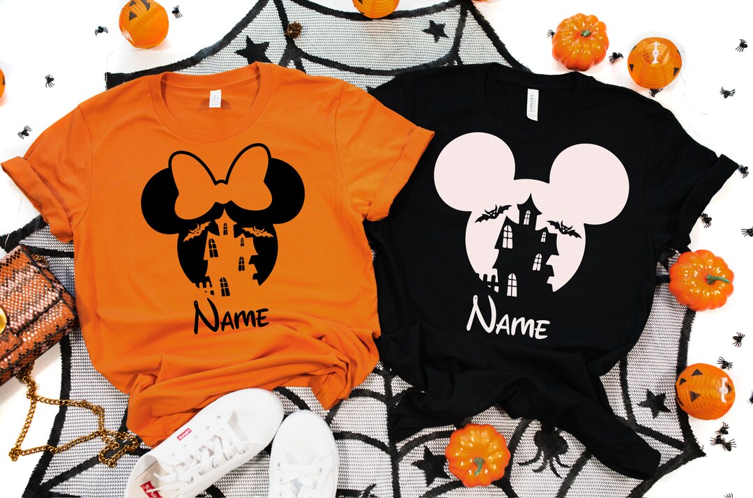 Disney Halloween Shirt Custom Halloween Shirt Disney Shirt Etsy