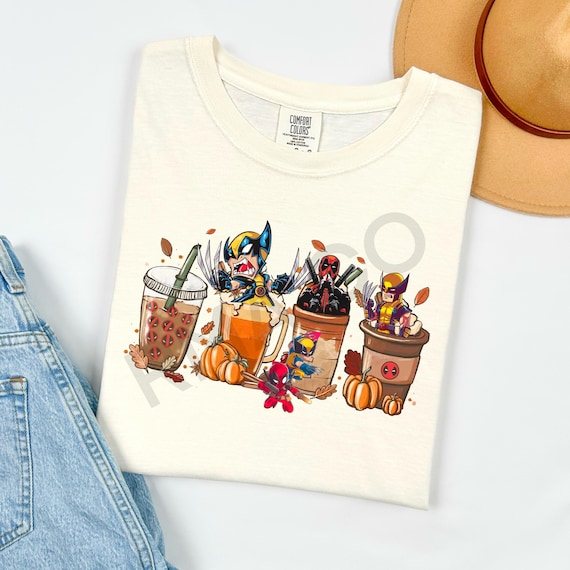 Deadpool Wolverine Shirt, Wolverine Deadpool Movie Tee, Superhero Best Friends Shirt, Men's and Women's, Shirt Gift, Friends, Birthday Gift