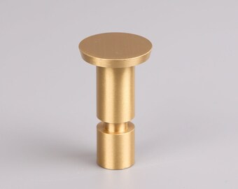 Lukas Modern Wall Hook in Brushed Brass