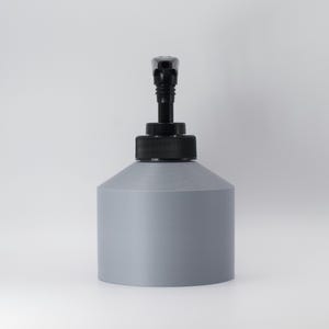 Cone-top Mini Dispenser | 3.5oz | Made with Renewable Plant-based Plastic Matte Gray