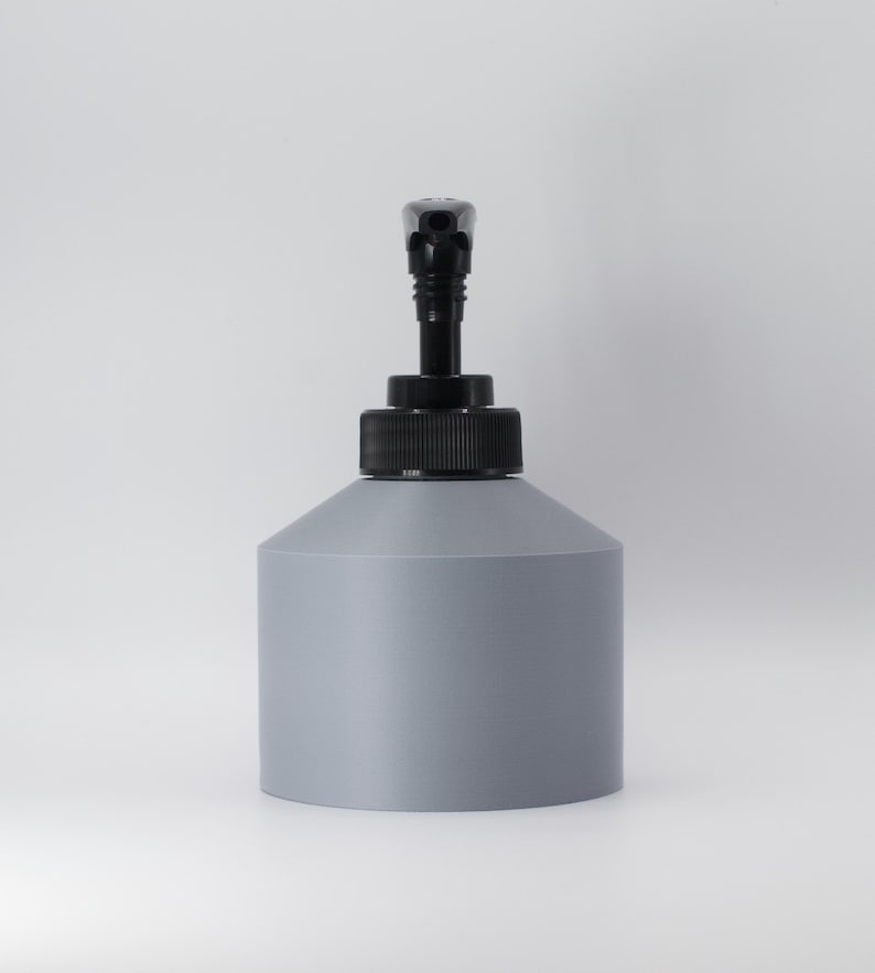 Cone-top Mini Dispenser | 3.5oz | Made with Renewable Plant-based Plastic Matte Gray