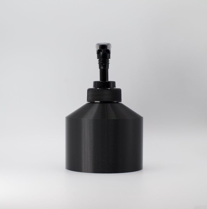 Cone-top Mini Dispenser | 3.5oz | Made with Renewable Plant-based Plastic Black