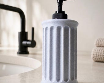 Roman Style Soap Dispenser: Faux Marble Design