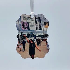 USA Made Your Picture Aluminum Ornament, Durable Shatterproof Christmas Tree Ornament, My Photo Custom Gift, Personalized Holiday Decor
