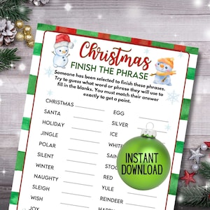 Jogo de Frases de Natal, Termine a Frase de Natal, Jogo de Natal em Família, Jogo de Festa de Natal, Jogos Digitais de Natal em Família.