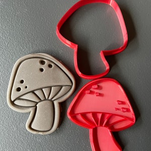 Mushroom cookie cutter | Forest Foraging | Fantasy Cookies | Gnome Present | Kids Gift | Clay and Fondant Press | OOAK Gift for her or him