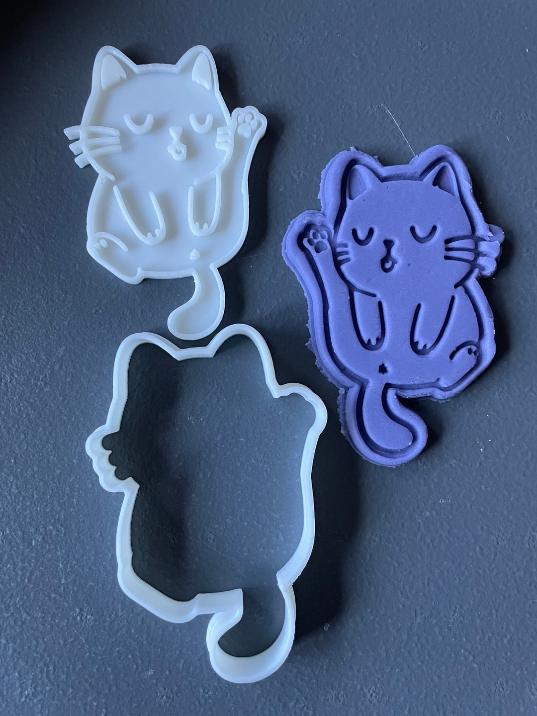 Cleaning Cat Bum Cookie Cutter Cat Birthday Gift Cat Etsy