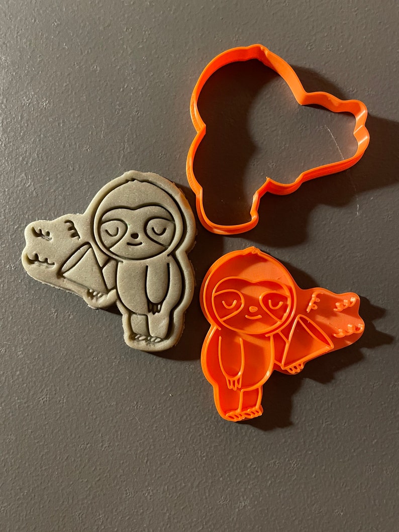 Sloth Party Pack Cookie Cutters 6 Pack of Sloths Perfect Etsy