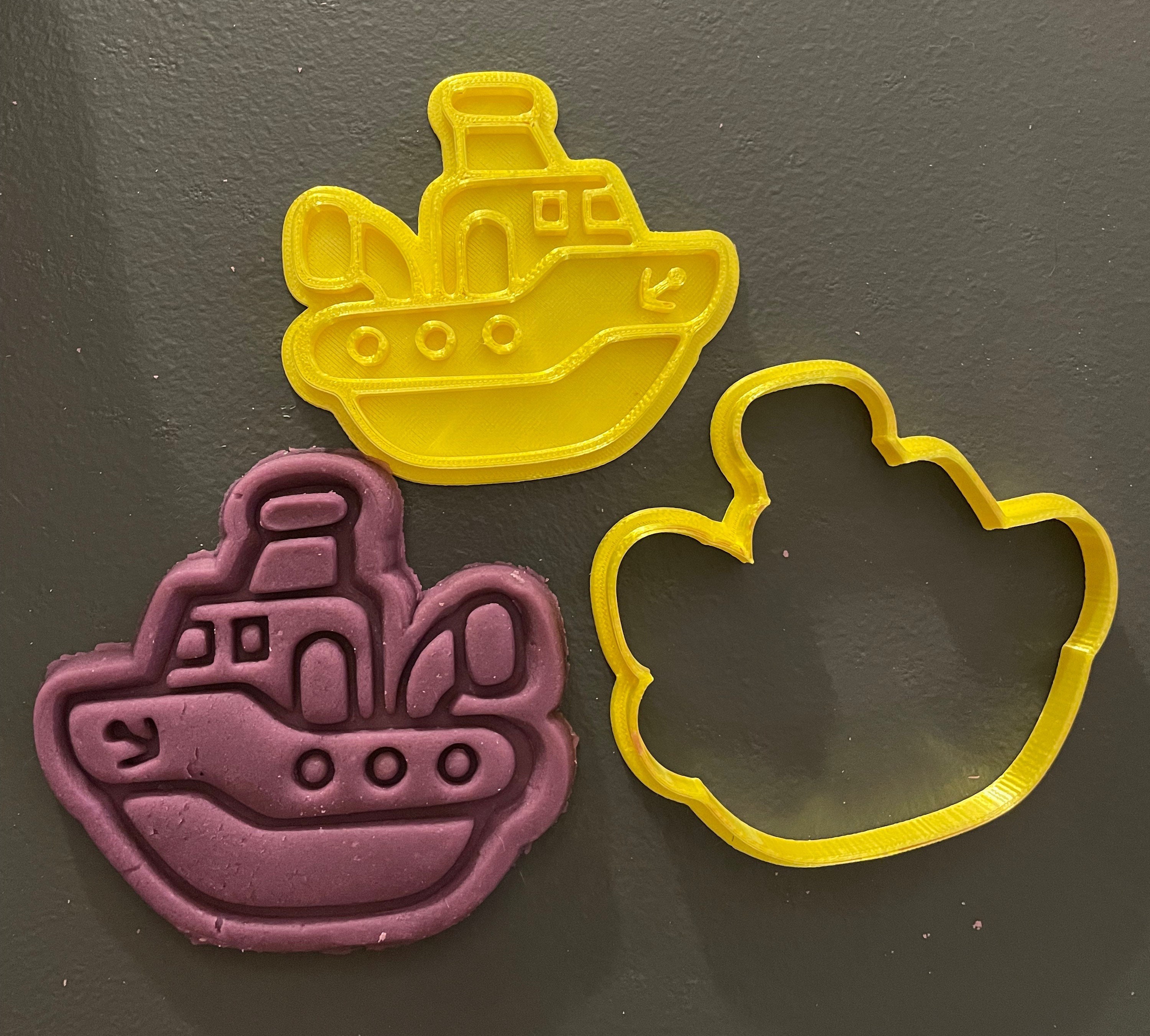 | à l'emporte-pièce pour bateau cadeau d'anniversaire enfants | grand cadeau transport nerd presse argile et fondant