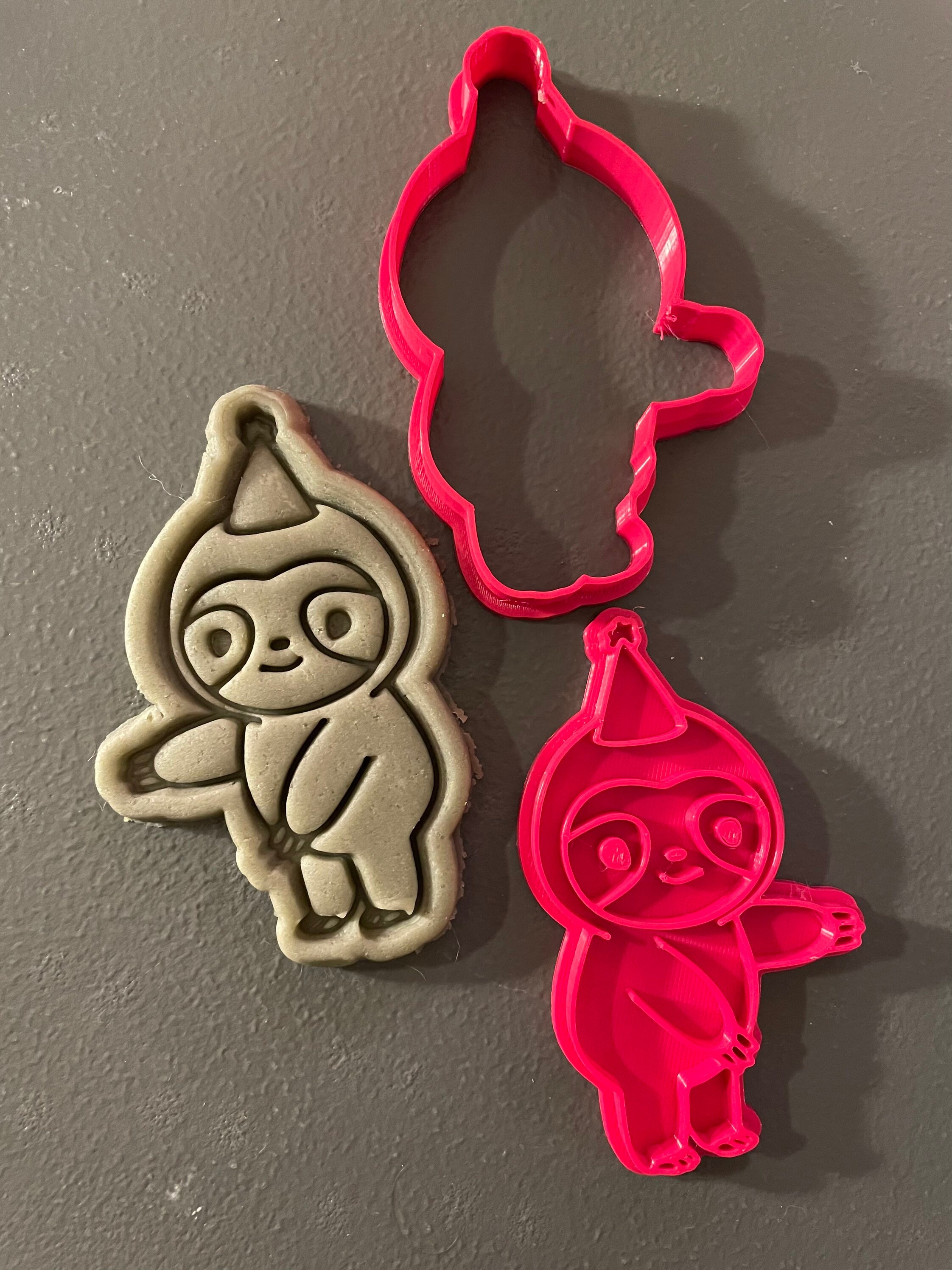 Sloth Party Pack Cookie Cutters 6 Pack of Sloths Perfect Etsy