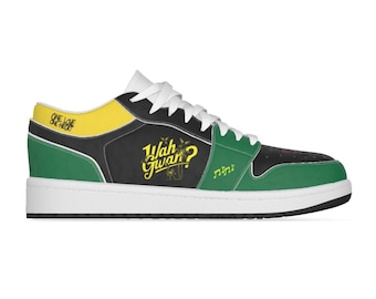 Bob Marley Low Top Sneakers – Jamaican Flag Unisex Shoes