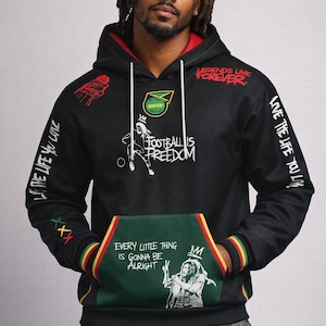 Jamaica Bob Marley Soccer Hoodie