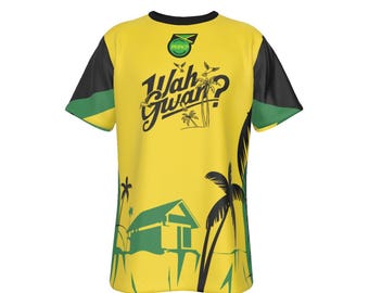 Jamaica Concept Jersey Wah Gwan | Personalize with Name and Number.