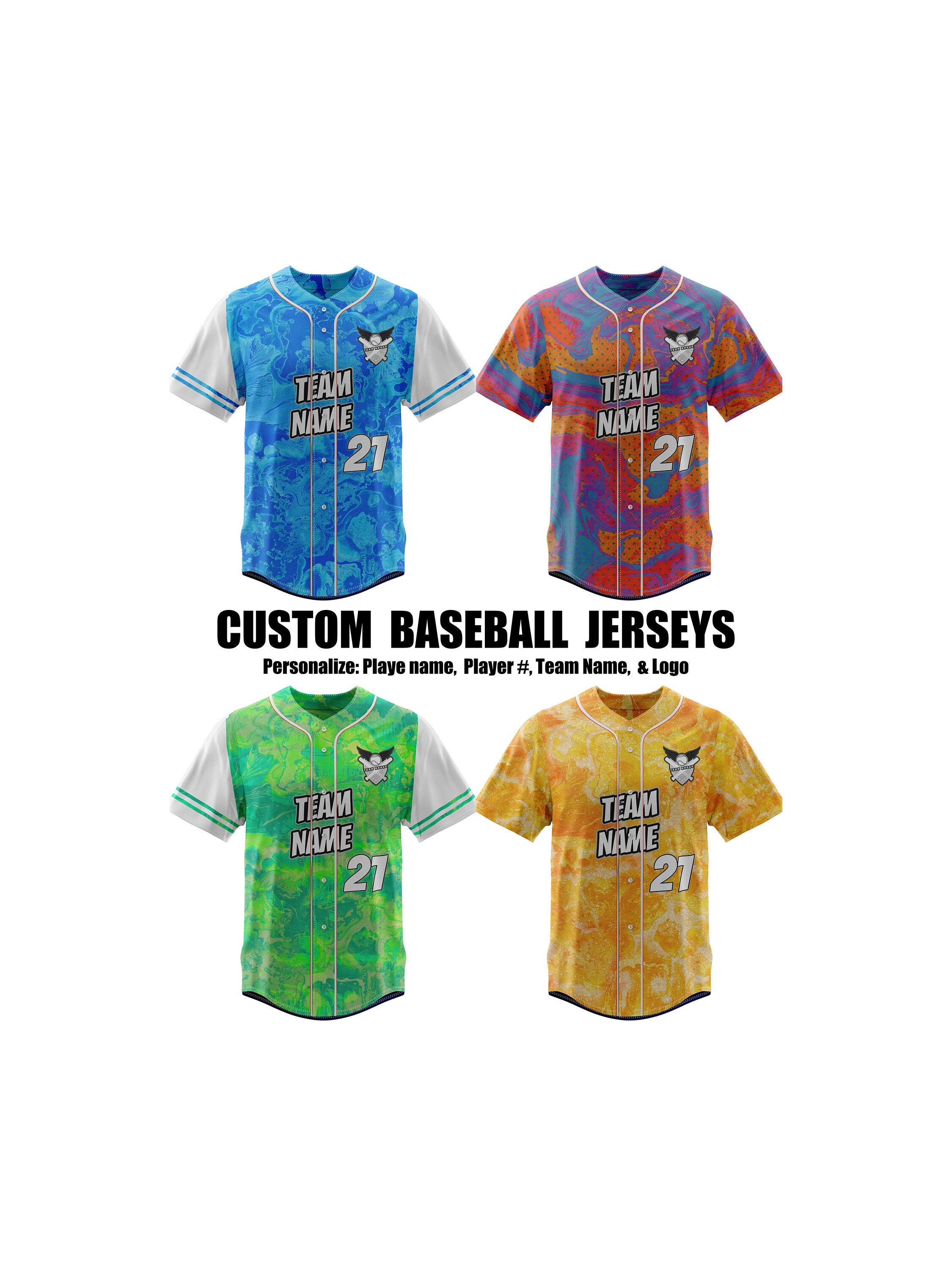 Panthers Custom Dye Sublimated Baseball Jersey