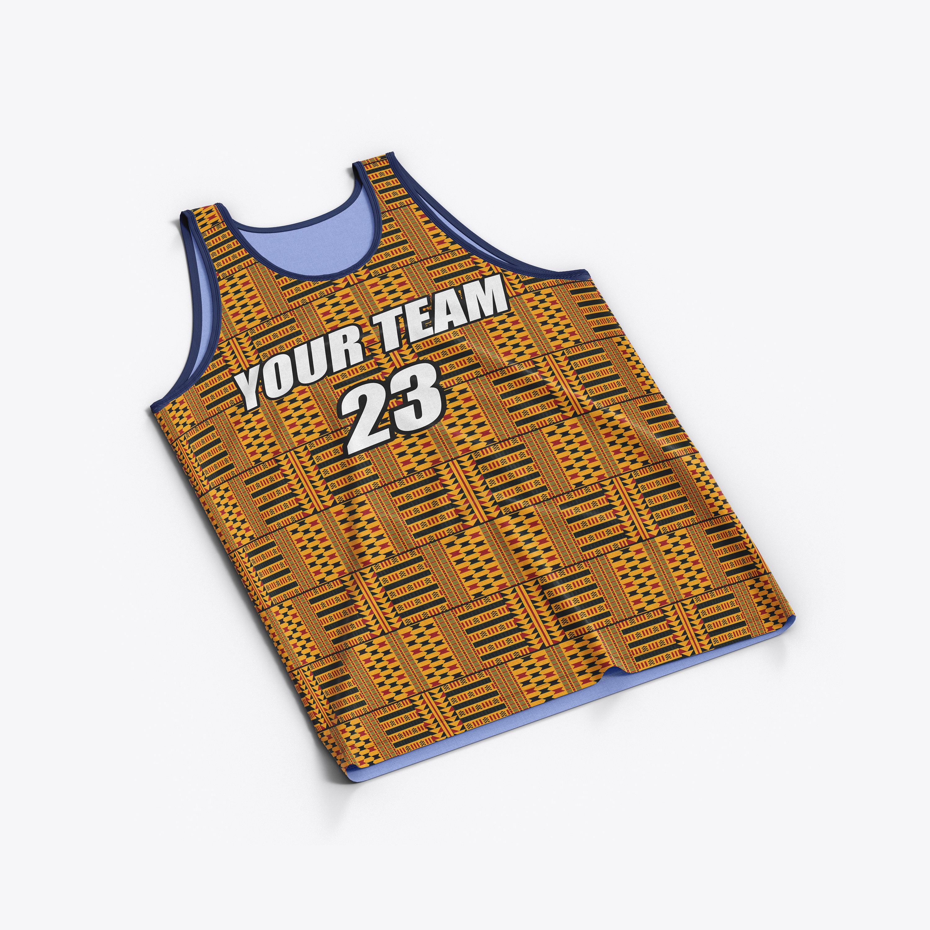 Custom Basketball Jersey Sets Figure Gold-Orange Round Neck - Personalized  Name, Number, Team Logo