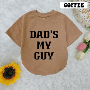Dad&#39;s My Guy Baby Romper, Baby Announcement Baby Bodysuit, Father&#39;s Day Baby Gift, Baby Boy Girl Clothes