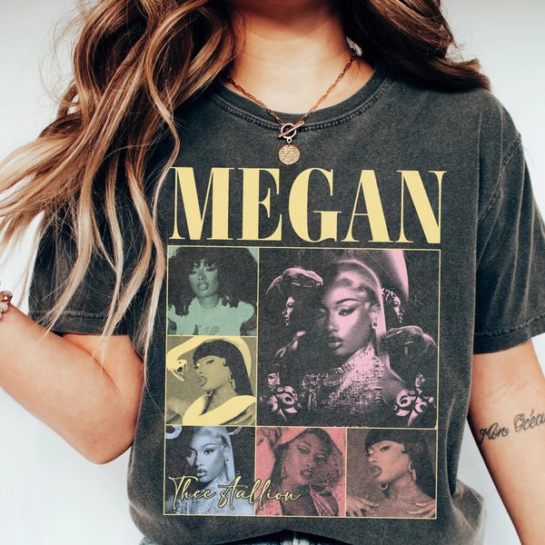 Vintage Megan - Thee Stallion World Tour Shirt, Funny Megan Tee, Megan Merch Music Shirt, Megan Hot Girl Shirt