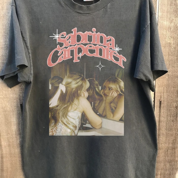 Sab.Rina Vintage 90s Shirt, Sab.Rina World Tour Shirt, Carpenter Graphic Shirt, Trendy Shirt For 2024