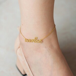 Personalised Anklet Etsy Australia