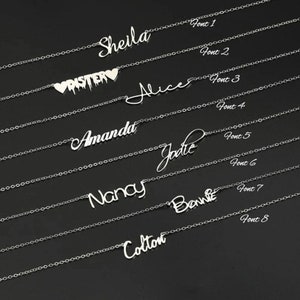 Personalized Name Necklace,Custom Silver Name Necklace,Name Jewelry,Necklace for Her,Birthday Gift,Personalized Gift For Her,Mother Day Gift