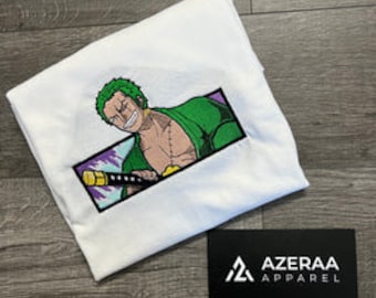 Anime Embroidered Sweatshirt, Embroidered Anime Shirt, Anime Shirt, Embroidered Shirt, Embroidered Hoodie, Anime Tee op8090
