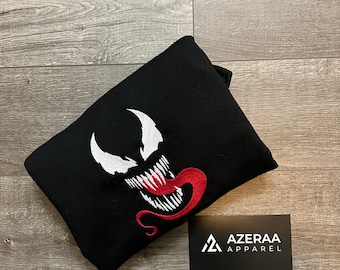 Inspired Venom Embroidered T-Shirt Sweatshirt Hoodie Unisex Crewneck sweater