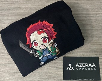 Anime Embroidered Sweatshirt, Embroidered Anime Shirt, Anime Shirt, Embroidered Shirt, Embroidered Hoodie, Anime Tee d80901234
