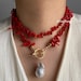 see more listings in the Multistrand necklace section
