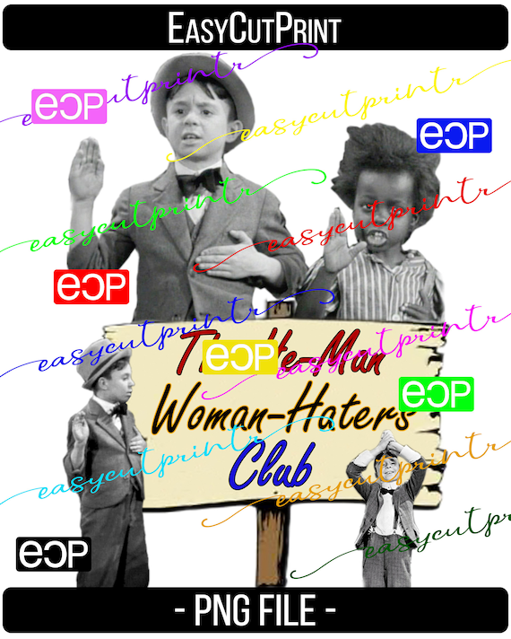 Little Rascals He Man Woman Hater Club He-man Women Haters Club Little Rascals High Resolution | Etsy
