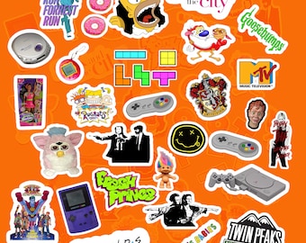 90s Nostalgia Mega Sticker Pack