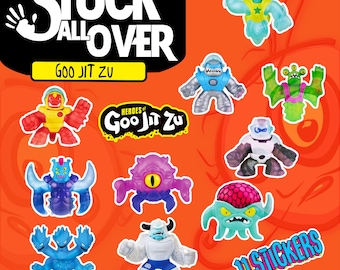 Goo Jit Zu Sticker Set